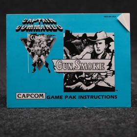 Gun Smoke (NES) Blue Seal Rev-A CIB - Authentic Good Condition