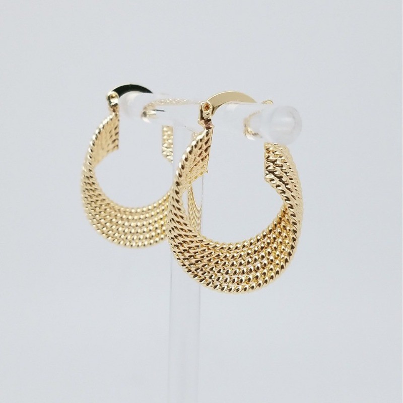 Golden Fashion Metal Irregular Earrings for Women Copper Jewelry Gift