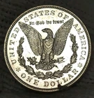 1921 Morgan Silver Dollar Brilliant Uncirculated Cameo With Slight Mirrors