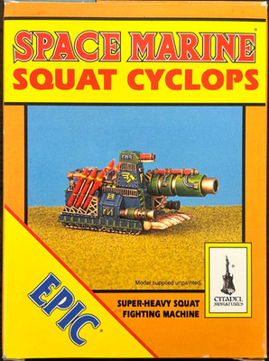 GW - Warhammer 40k Epic Space Marine Squat Cyclops 0500 - COMPLETE! NIB!