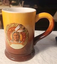 1907 Round Oak Stoves Handled Mug Dowagiag, MI No Damage