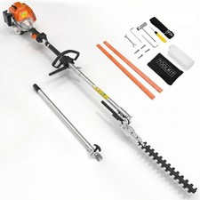 43cc Gas Hedge Trimmer 2-cycle Multi Tool With Pole Saw 2 Cycle Engine 43cc Gas Hedge Trimmer 2-cycle Multi Tool With Pole Saw 2 Cycle Engine