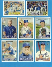 2016 Topps Heritage Kansas City Royals Low & Hi # Master Team Set! SPs Too!