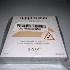 Nippies Nipple Cover - Sticky Silicone Nipple Pasties - Reusable NEW cream size1