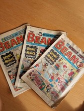 The Beano 1984 3 Issues , Vintage Comics Collectable Denis The Menace