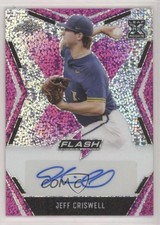 2020 Leaf Flash Pink 12/15 Jeff Criswell #BA-JC1 Auto 0u46