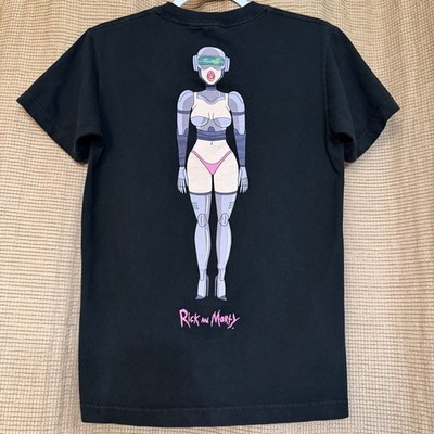 Rick and Morty x Primitive Shirt Size Small Rare Gwendolyn Pinup Adult Swim
