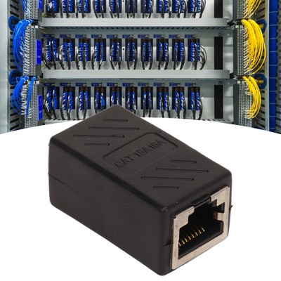 10x Network Cable Coupler High Speed Gigabit Network Cord Extender Adapter F Fit