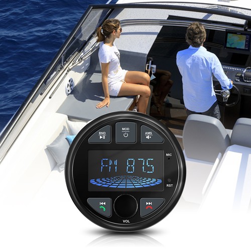 Impermeable LCD Bluetooth Marino Receptor Estéreo Sauna Audio Digital Reproductor de MP3 - Imagen 8 de 17
