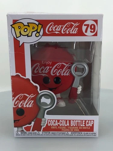 Funko POP! Ad Icons Coca-Cola Bottle Cap #79 Vinyl Figure DAMAGED BOX SEE PICS