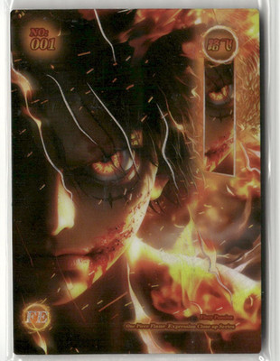 MONKEY LUFFY FE FE-001 NUMBERED 345/433 FIERY PASSION One Piece Anime Card