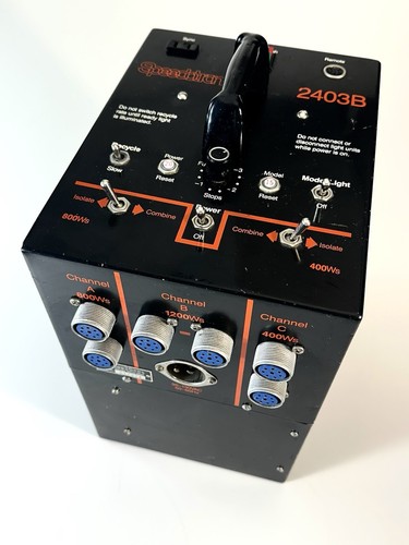 2403B Speedotron Pack - Blackline Power Supply with Cord - WORKS!