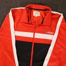 Ecko Unltd Mens 2XL Orange Track Jacket Strip...