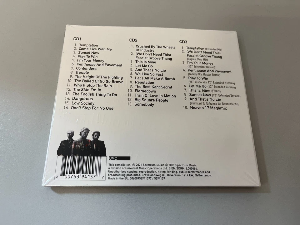 Heaven 17 – Essential - 3 CD´s © 2021 - 12"Mixes:Temptation,I´m Your Money,Let.. - Bild 2 von 2