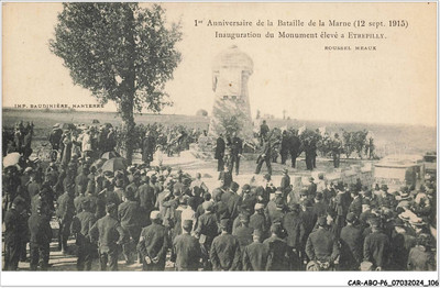 CAR-ABOP6-0523-77 - Einweihung Des Monument Errichtet Zu Etrepilly - Roussel M
