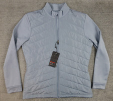 Callaway Jacket Womens Medium Weather Series Hybrid Long Sleeve Puffer Grey NWT