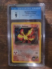 🐦‍🔥🔥 2000 Pokemon Gym Heroes ROCKET'S MOLTRES Holo #12/132 CGC 9 MINT 🔥🐦‍🔥 on eBay