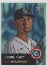 2022 Chrome Platinum Anniversary Aqua Lava Refractor /299 George Kirby #460 0e4z