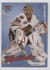 2008-09 Fleer Ultra Ice Medallion 77/100 Nikolai Khabibulin #118 2d8