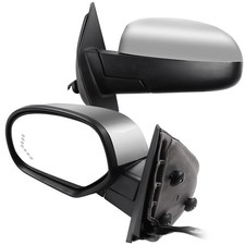 Pair Chrome Mirrors For 2007-2013 Gmc Pickup Suv Power Heated Signal Memory