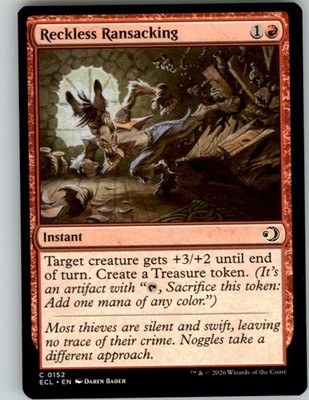 MTG Reckless Ransacking C ECL 152 NM