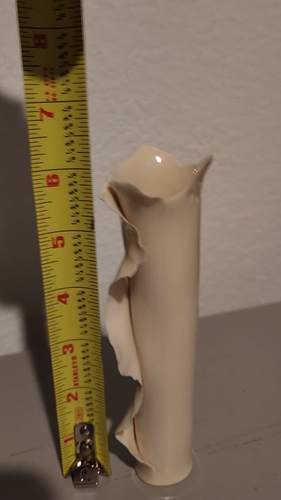 Vintage Cream Ceramic Art Pottery Vase - Video 1 of 1