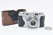 READ "EXC 4" Konica II Rangefinder Film Camera Hexanon 50mm f2.8 Lens JAPAN 3922