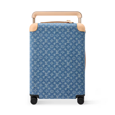 LOUIS VUITTON ケース ネイビー NEW Louis Vuitton Monogram Horizon 55 Suitcase Blue M28386