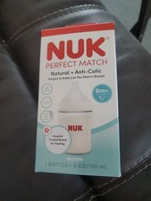 NUK Perfect Match Natural Anti-Colic Bottle, 5 oz, 1 Bottle
