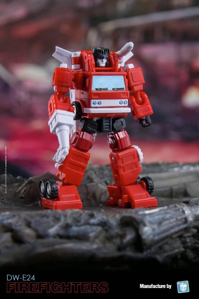 Reissue！DR.WU DW-E24 Firefighters MINI Inferno Pocket Toys Action Figure 5.5cm - Image 3 of 4