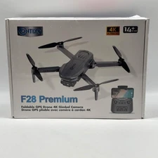 New Contixo F28 Premium Foldable GPS Drone 4K Gimbal Camera Gray
