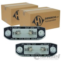 2X Diederichs Kennzeichenleuchte Passend FüR Volvo C70 S40 S60 S80 V50 V60 V70