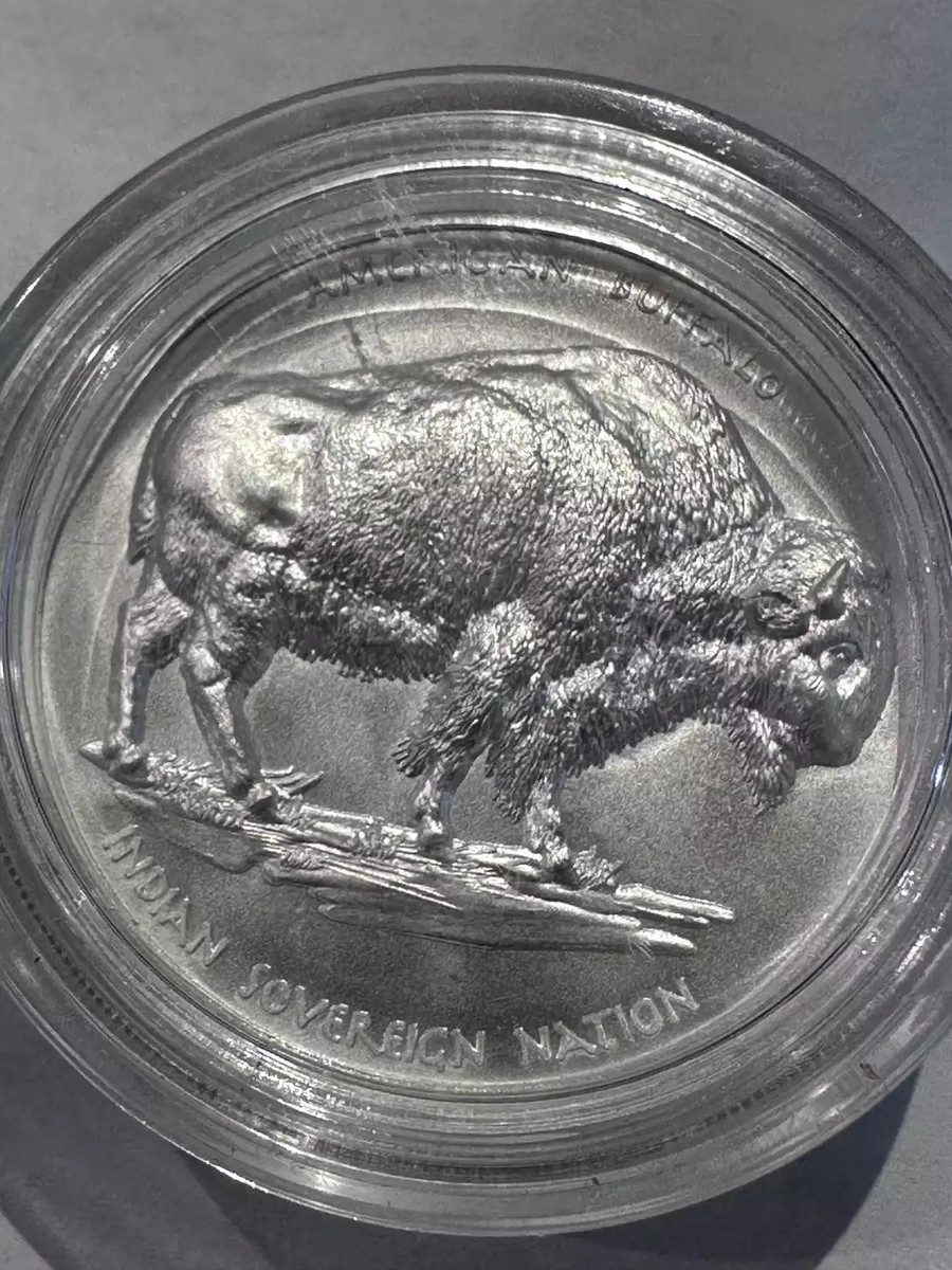 2021 1oz Sitting Bull Ultra High Relief Oglala Lakota Sioux Nation