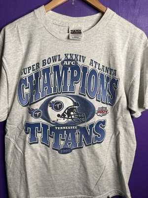 NFL × Vintage Vintage 1999 Tennessee titans AFC champs t-shirt AN60370