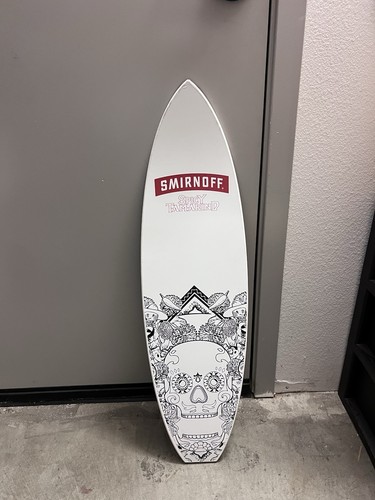 Smirnoff Spicy Tamarind Display Surfboard Sign Man Cave Bar