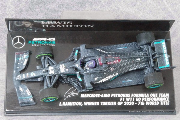 1/43 Mercedes Amg F1 W11 Eq / L.Hamilton 7Th Title Minichampas | eBay