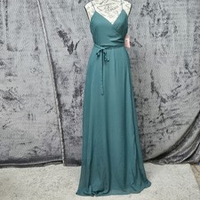 Birdy Grey Cindy Wrap Dress Womens S Emerald Tye Ball Gown Prom Event Wedding