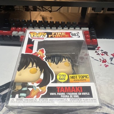 Funko Pop! Animation Fire Force Tamaki #983 GITD HT Excl Protector