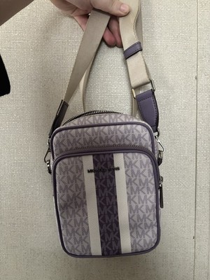 Michael Kors Jet Set Travel Medium North South Crossbody bag In Purple