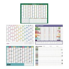 2026 Wall Calendar 29 X 20 Inch Large Notebook With Tip Labels And Lovely