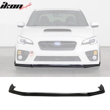 Fits 15-21 Subaru Wrx Sti Cs Style Front Bumper Lip Spoiler Unpainted Pp Bodykit