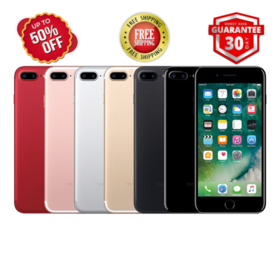 Apple iPhone 7 Plus 5.5  128GB 32GB 4G Unlocked Verizon At&t (CDMA + GSM)