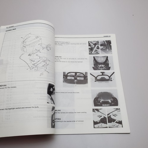 1987 Suzuki RB50 GSXR 50 Service Manual Book - Bild 6 von 8