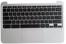 For HP Chromebook CB 11 G3 11 G4 Palmrest US Keyboard Bezel Touchpad 788639-001
