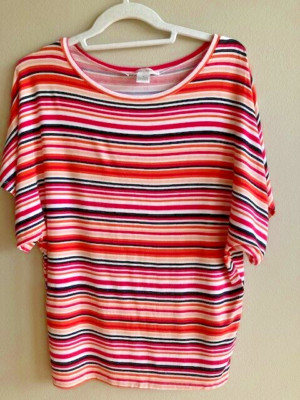 August Silk Women's short sleeve top us size S Egypt