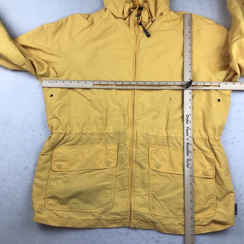 Pacific Trail Jacket Womens Large Yellow Full Zip Removable Good Windbreaker * - Picture 7 of 10