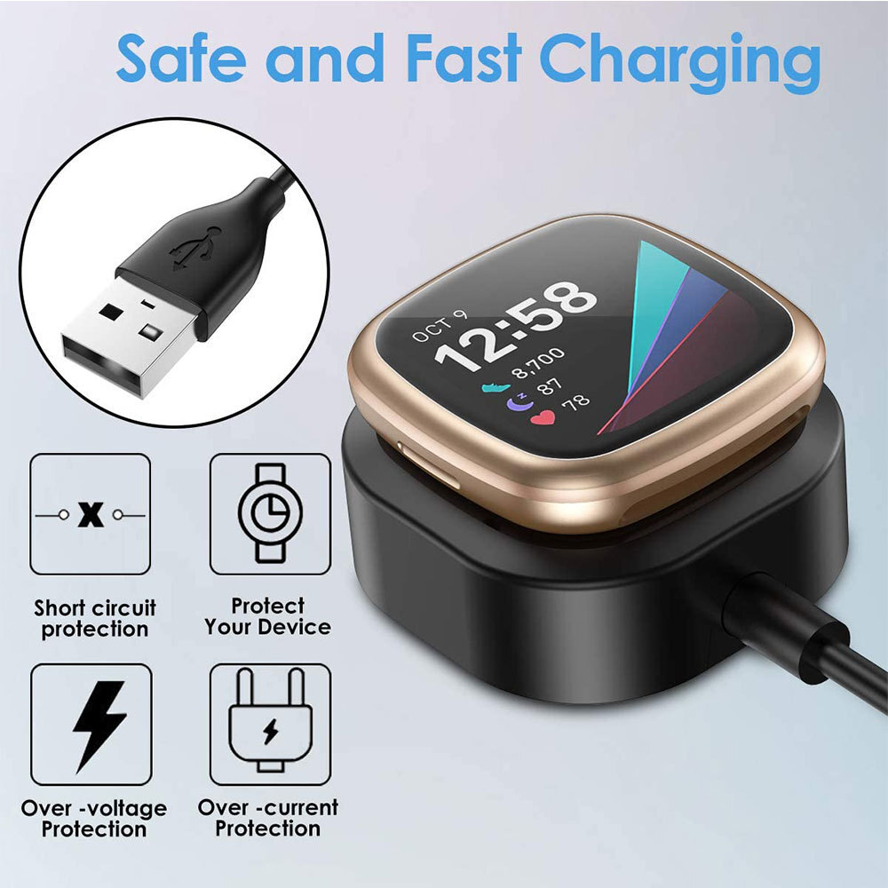 Caricatore USB Portatile Per Fb Versa 3/Fb Sense Cavo - Foto 3