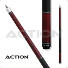 Action RNG02 Ring Pool Cue Burgundy Red Silver w/ FREE Shipping