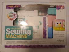 Kids Made By Me My Very Own Sewing Machine Kit Horizon Group Foot Pedal NEW