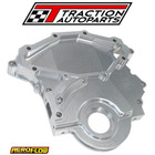 <!--F#f_0-->Aeroflow Holden 253-304-308 Billet Timing Cover Accepts Mech Fuel Pump - Silver<!--F/-->